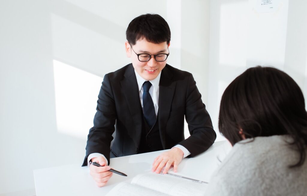 対面指導の様子